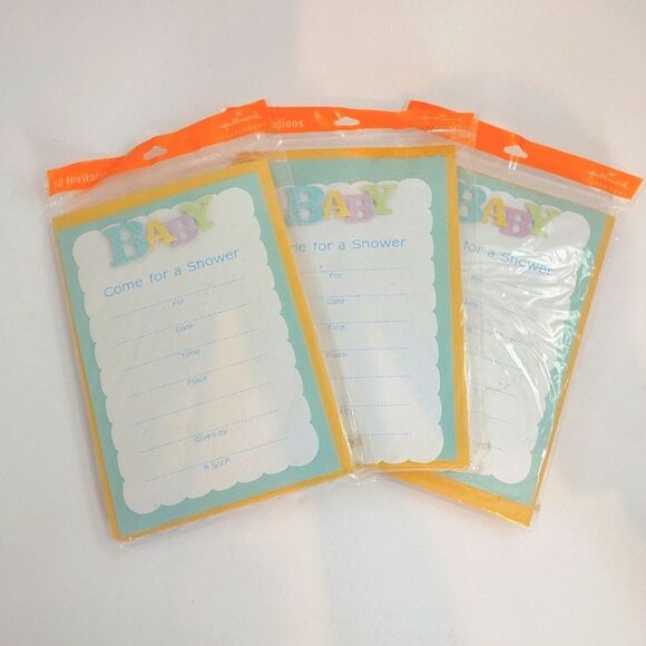Hallmark Baby Shower Invitations 30 count New with Tags - Picture 14 of 14